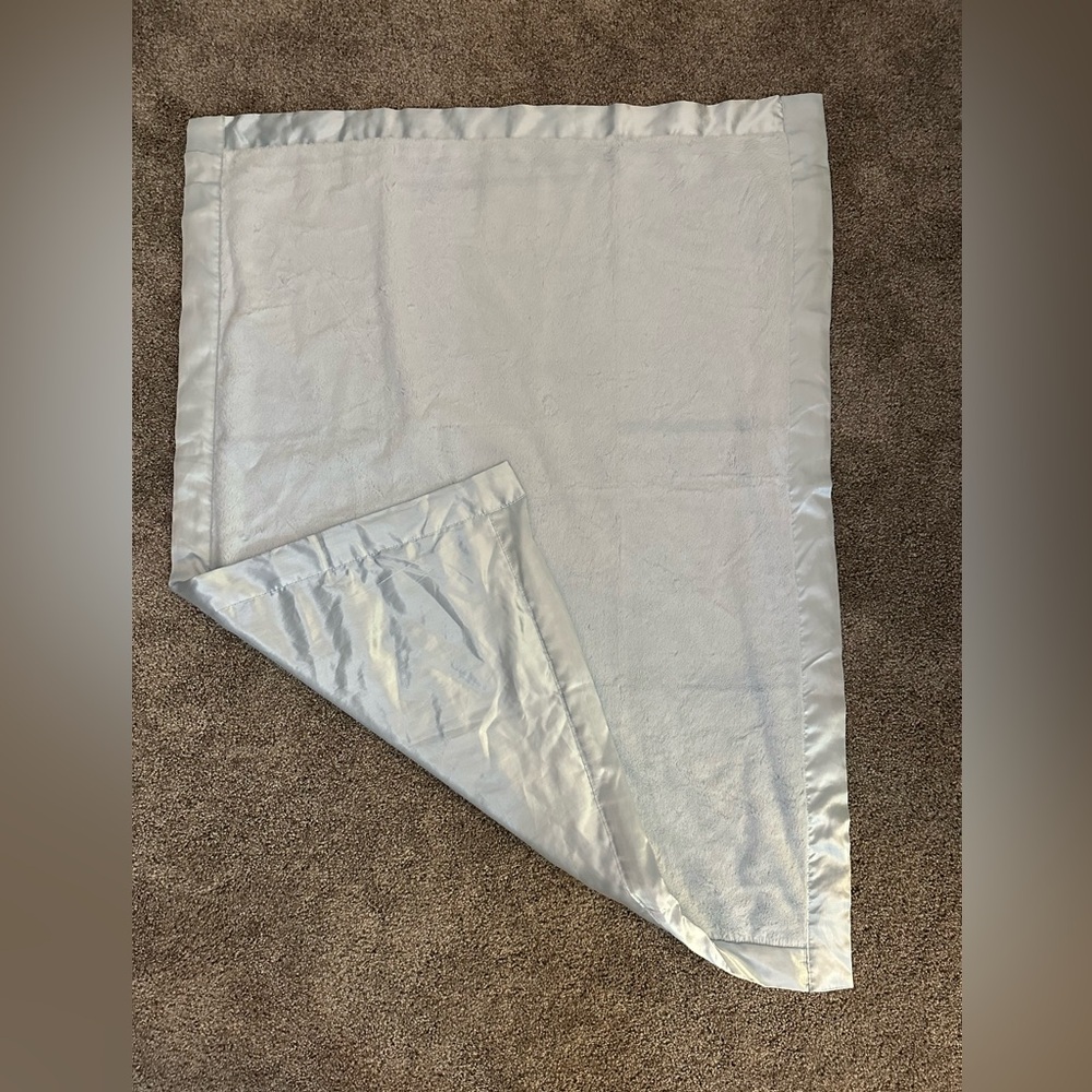 Little Me Plush Satin blanket